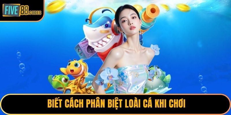 Biết cách phân biệt loài cá khi chơi